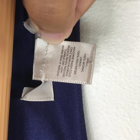 LOFT ANN TAYLOR COLOR BLOCK SLEEVELESS DRESS BLUE WOMENS SIZE 2 PLEATED … - Picture 4 of 7